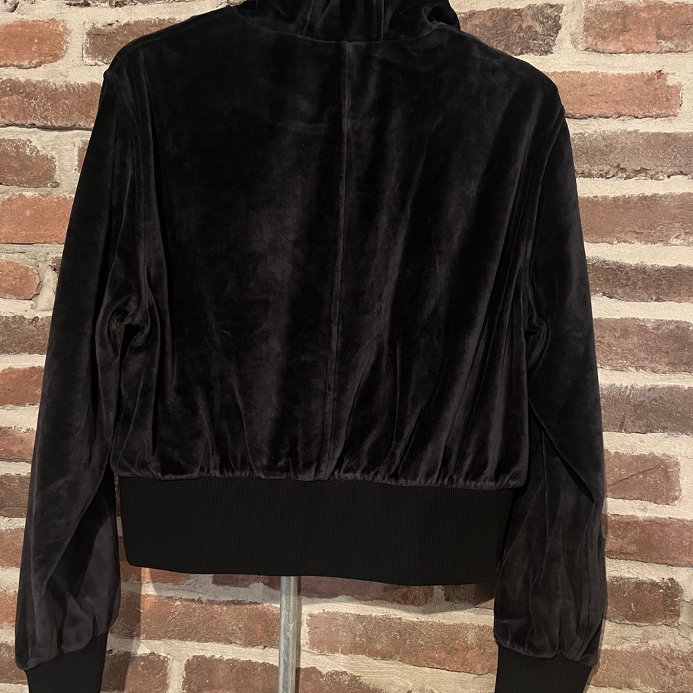 NWT Sweaty Betty Retake Velour Zip Through Jacket Black Size Small - Picture 9 of 15